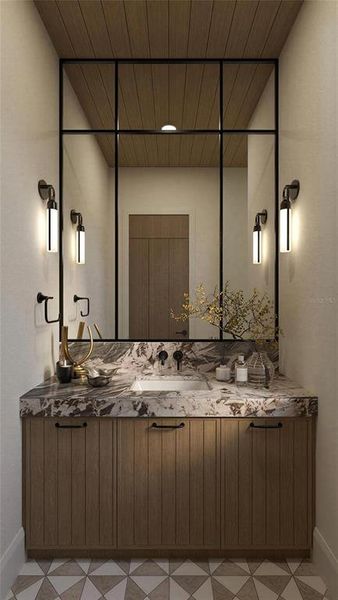 Furnished interior view inside a new home in Lake Sheen Sound, Orlando (Image 4).