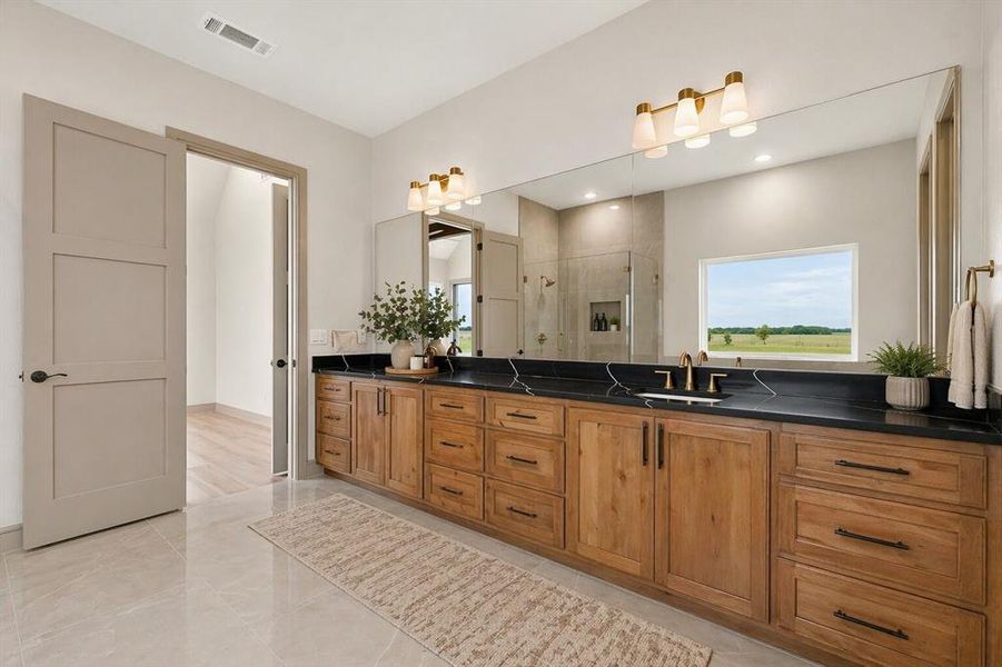Furnished interior view inside a new home in , Celeste (Image 15).