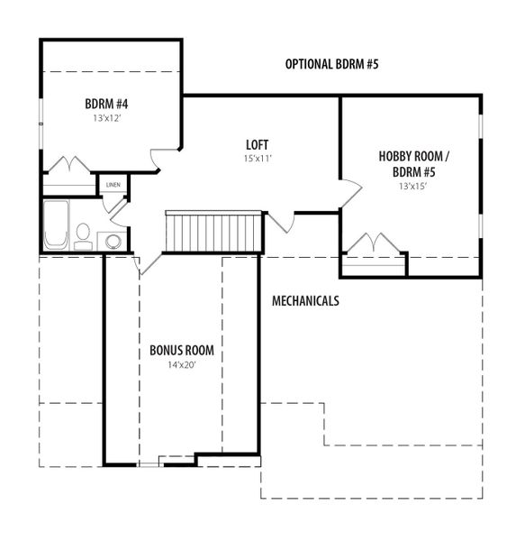 2D floor plan layout for the Hogan by RiverWILD Homes in Maggie Way, Wendell, NC (Image 35). 2D floor plan layout for the Hogan by RiverWILD Homes in Maggie Way, Wendell, NC (Image 35).