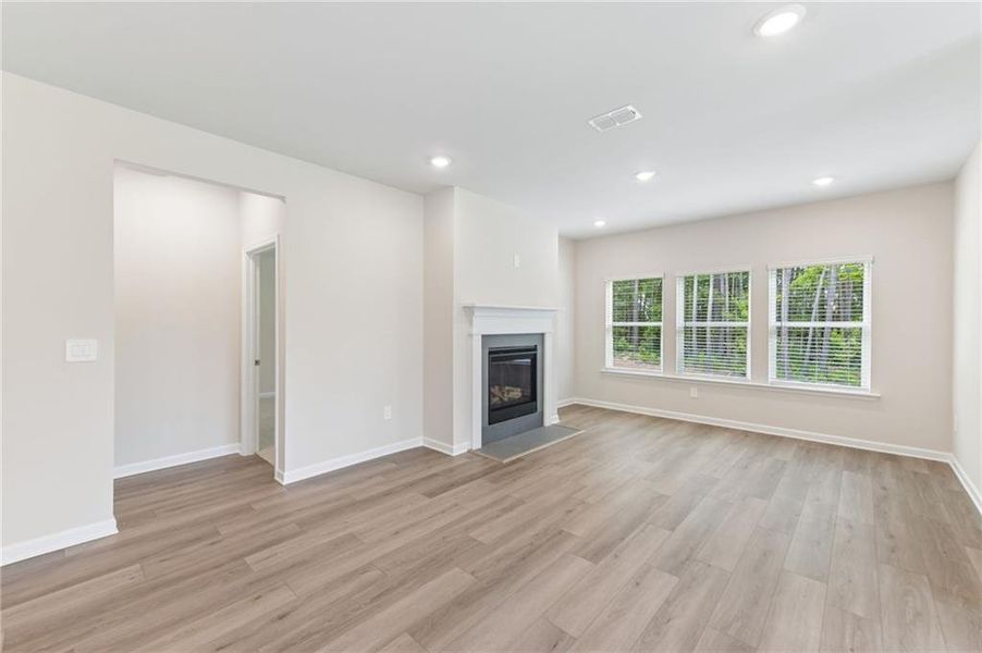 Spacious, unfurnished interior of a new home in Parkside at Grayson, Grayson (Image 21).
