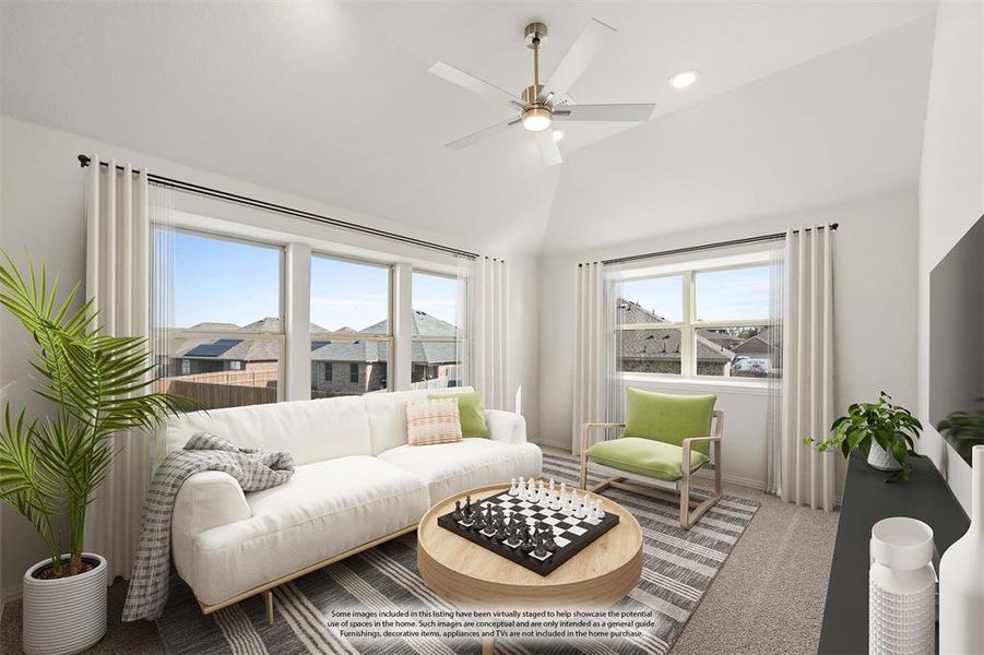 Furnished interior view inside a new home in Sable Creek, Sanger (Image 9). Furnished interior view inside a new home in Sable Creek, Sanger (Image 9).