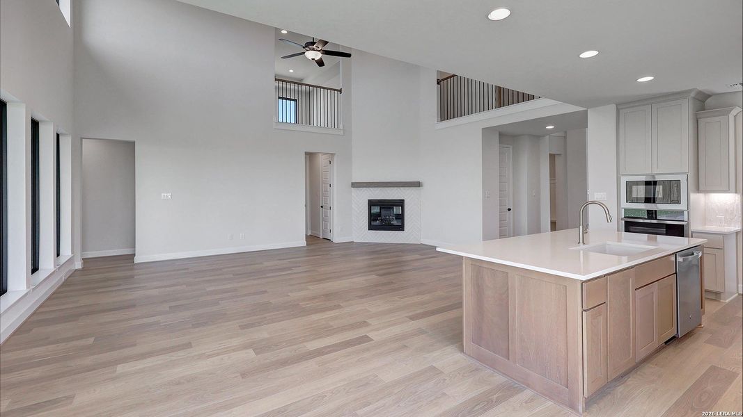 Furnished interior view inside a new home in Haby Hill, San Antonio (Image 9). Furnished interior view inside a new home in Haby Hill, San Antonio (Image 9).