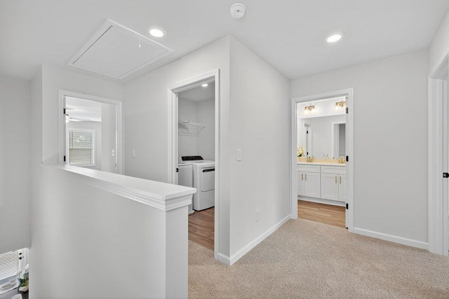 Furnished interior view inside a new home in Medlock Park, Austell (Image 38).