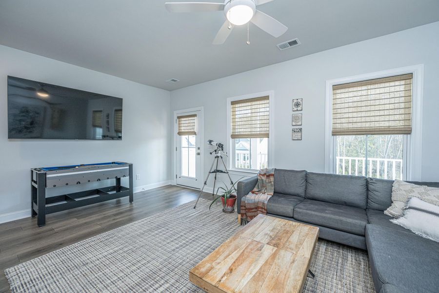 Furnished interior view inside a new home in , Awendaw (Image 11).