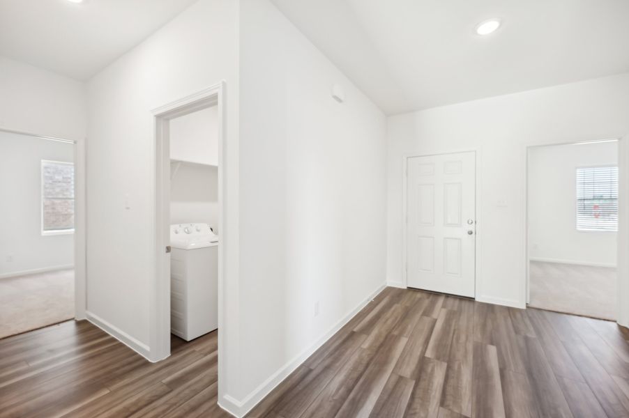 Representative unfurnished interior of a home built from the Firefly by Starlight Homes in Noble Ridge, Howe (Image 16).