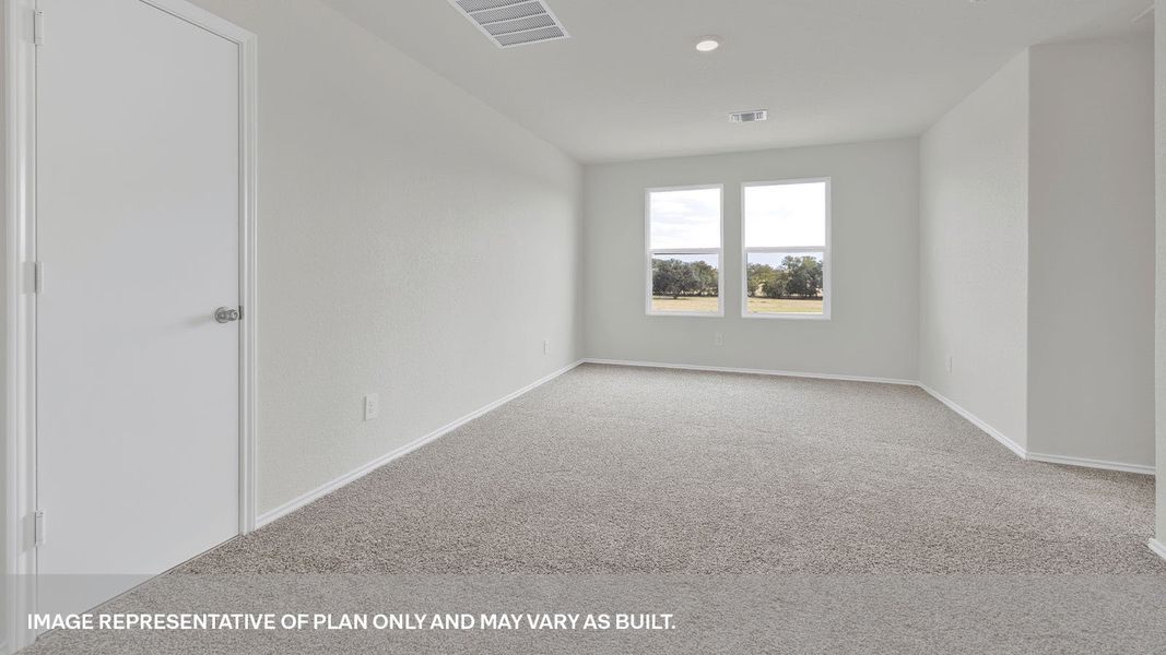 Representative unfurnished interior of a home built from the The Midland by D.R. Horton in Arroyo Ranch, Seguin (Image 20).