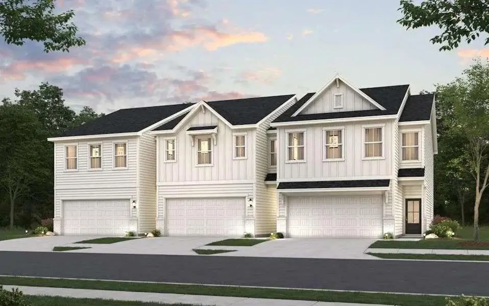 Front exterior of a new home in , Lawrenceville, GA, highlighting curb appeal (Image 2). Front exterior of a new home in , Lawrenceville, GA, highlighting curb appeal (Image 2).