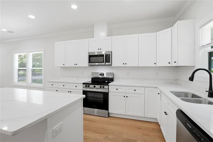 Furnished interior view inside a new home in , Winterville (Image 8).