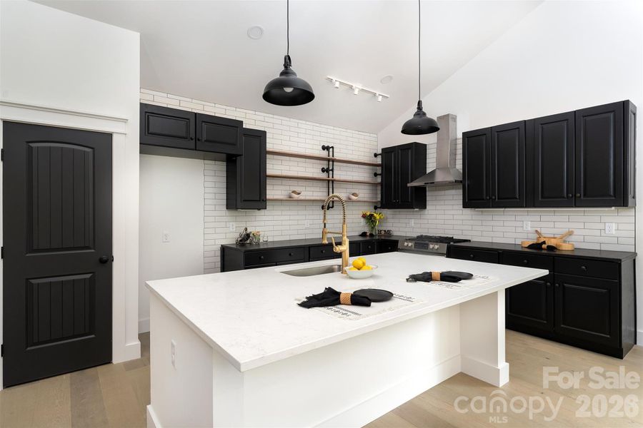 Furnished interior view inside a new home in , Hendersonville (Image 8).