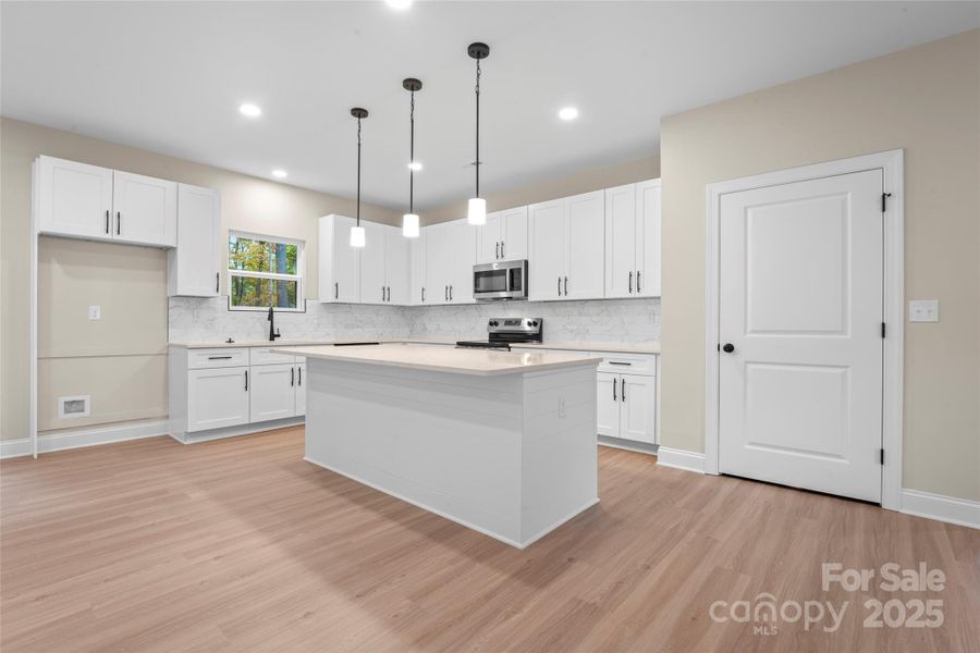 Furnished interior view inside a new home in , Charlotte (Image 8).