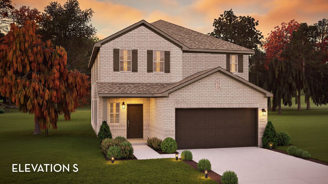Representative exterior photo of a completed home built from the Alder by CastleRock Communities in Westridge, McKinney, TX (Image 5).