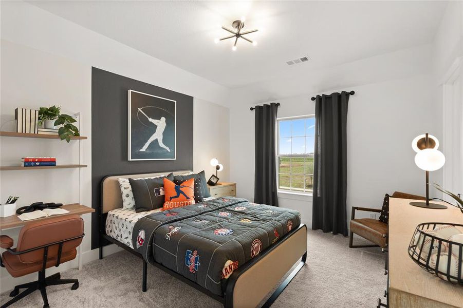 *Model Representation - Spacious secondary bedroom
