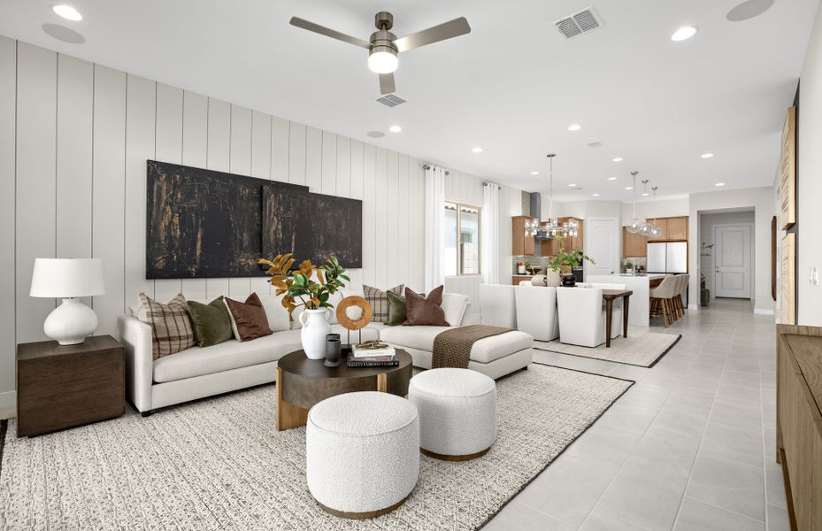 Representative furnished interior of a home built from the Haskell by Pulte Homes in Regent Hills - Meadow Series, Buckeye (Image 15).