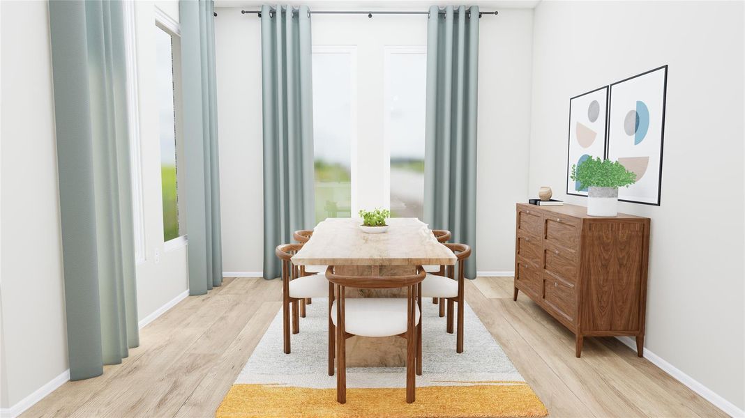 Furnished interior view inside a new home in Anniston, Katy (Image 8).