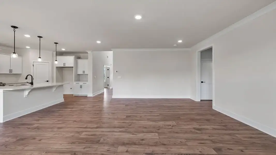 Representative unfurnished interior of a home built from the Fleetwood by D.R. Horton in Spring Ridge Reserve, Anderson (Image 25). Representative unfurnished interior of a home built from the Fleetwood by D.R. Horton in Spring Ridge Reserve, Anderson (Image 25).
