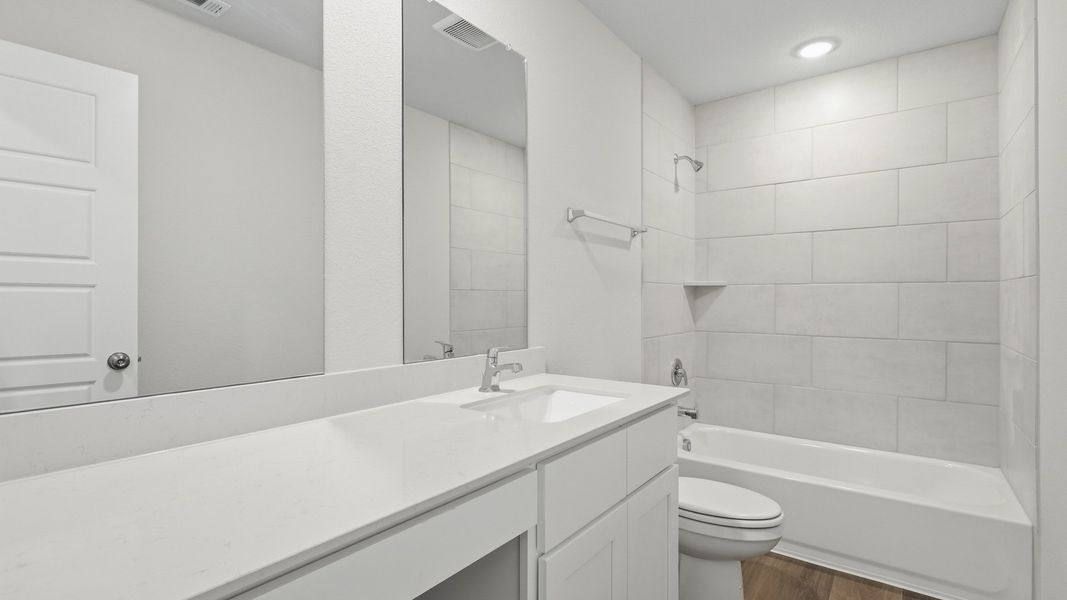 Secondary bathroom