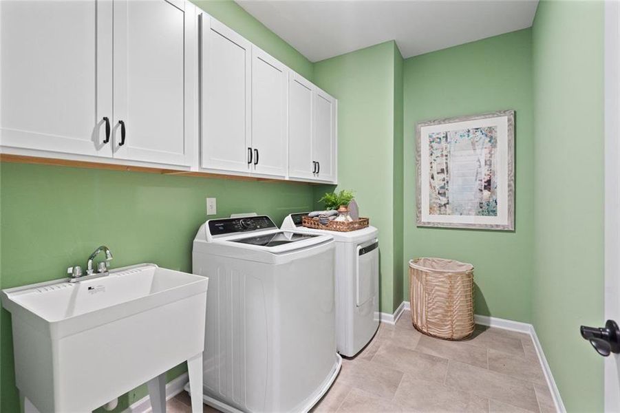 Furnished interior view inside a new home in Sagebrook, Powder Springs (Image 24).