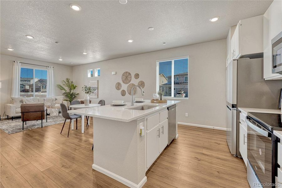 Furnished interior view inside a new home in , Colorado Springs (Image 18).