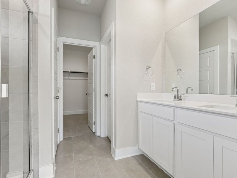 Furnished interior view inside a new home in Remington Ranch, San Antonio (Image 10).