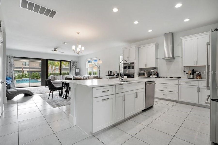 Furnished interior view inside a new home in , Reunion (Image 28).