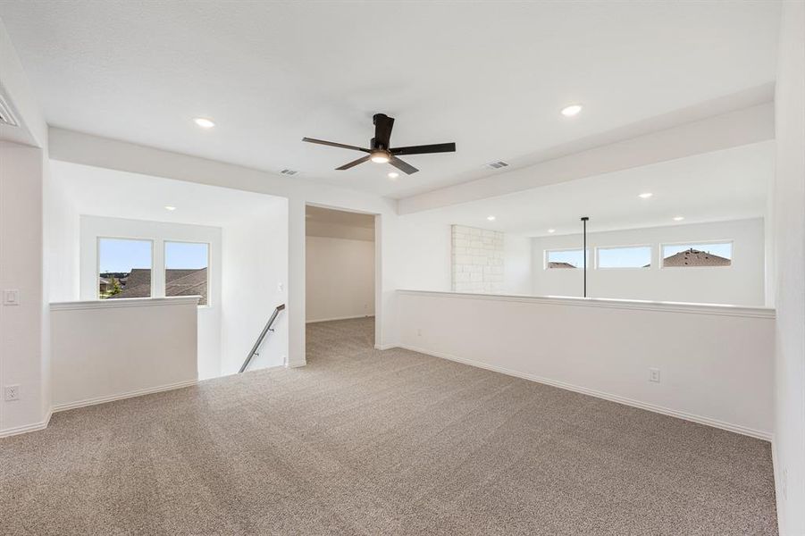 Spacious, unfurnished interior of a new home in Waterscape Classic 60s, Royse City (Image 21). Spacious, unfurnished interior of a new home in Waterscape Classic 60s, Royse City (Image 21).