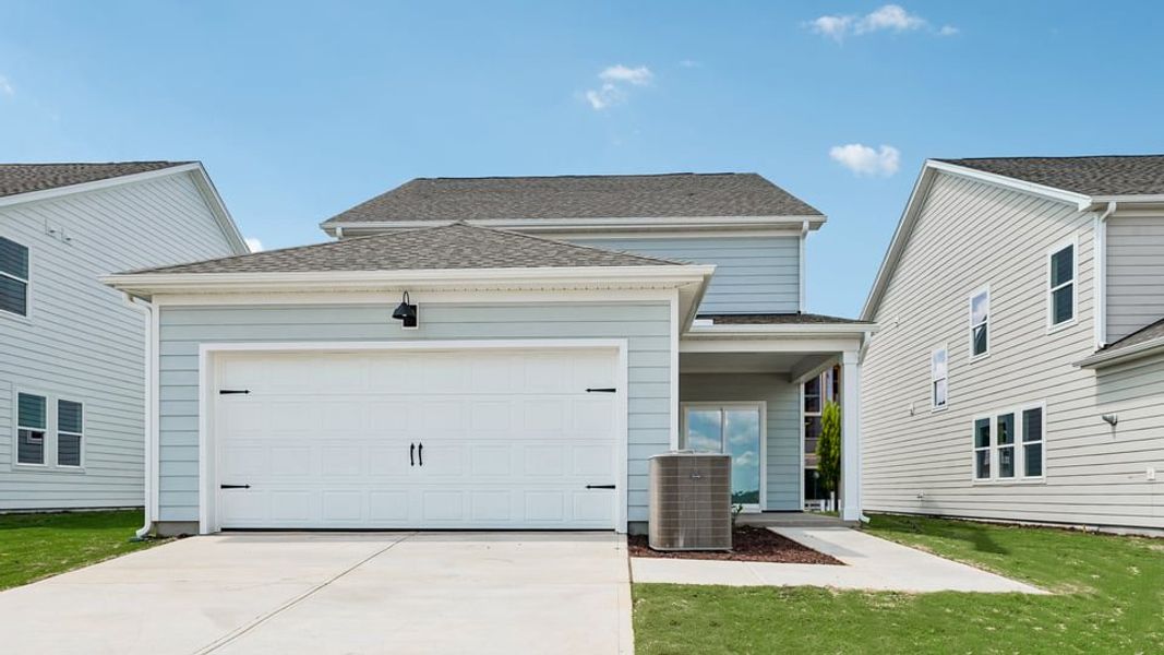 Representative exterior photo of a completed home built from the Calhoun by D.R. Horton in Collins Ridge, Hillsborough, NC (Image 20).
