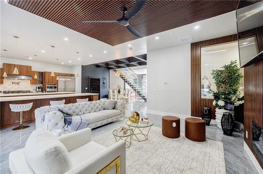 Furnished interior view inside a new home in , Marietta (Image 10).