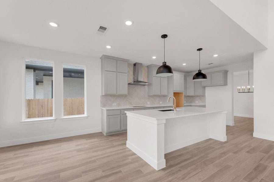 Furnished interior view inside a new home in Santa Rita Ranch, Liberty Hill (Image 11).