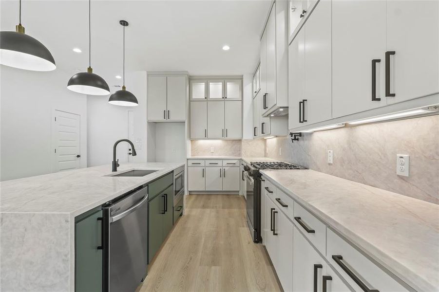 Furnished interior view inside a new home in , Dallas (Image 9). Furnished interior view inside a new home in , Dallas (Image 9).