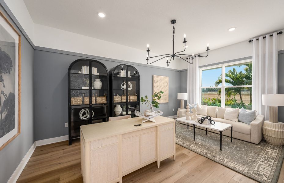 Representative furnished interior of a home built from the Roseland by Pulte Homes in Riversong, Parrish (Image 25).