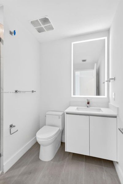 Furnished interior view inside a new home in , Miami (Image 11).