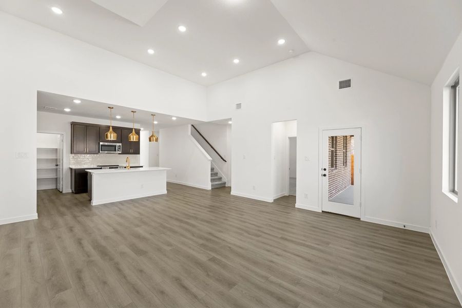 Open Kitchen-Living-Dining Room Representative Photo