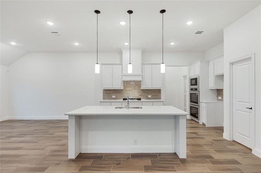 Furnished interior view inside a new home in The Oaks, Red Oak (Image 13). Furnished interior view inside a new home in The Oaks, Red Oak (Image 13).