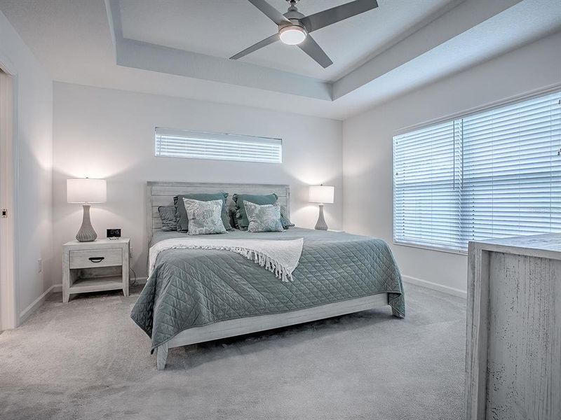 Furnished interior view inside a new home in , The Villages (Image 9).