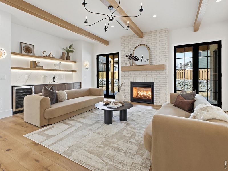 Furnished interior view inside a new home in , Louisville (Image 46).