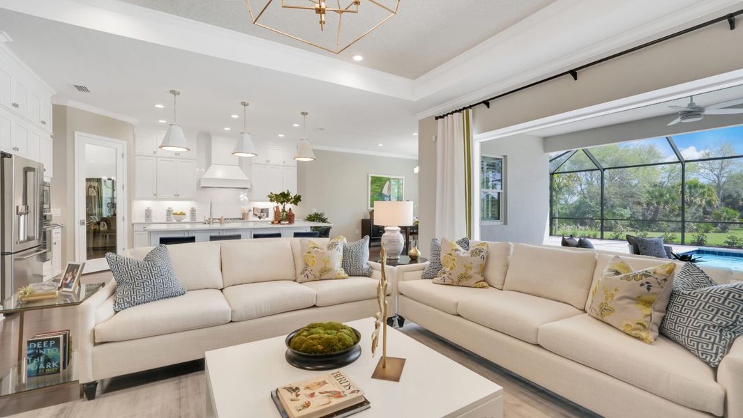 Furnished interior view inside a new home in Avelina, Venice (Image 14).