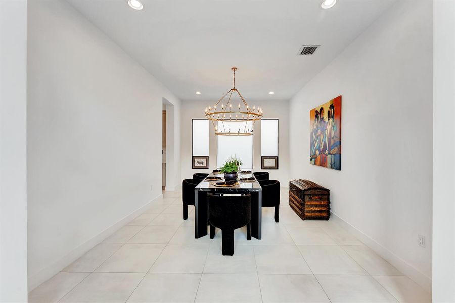 Furnished interior view inside a new home in , Boca Raton (Image 17).