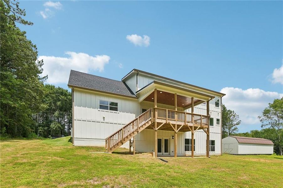 Exterior details and patio area of a home in , Rockmart (Image 34).