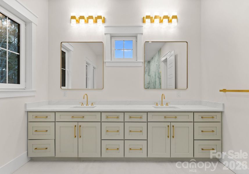 Furnished interior view inside a new home in , Mint Hill (Image 9).