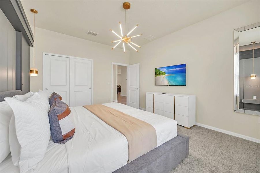 Furnished interior view inside a new home in , Clermont (Image 34).