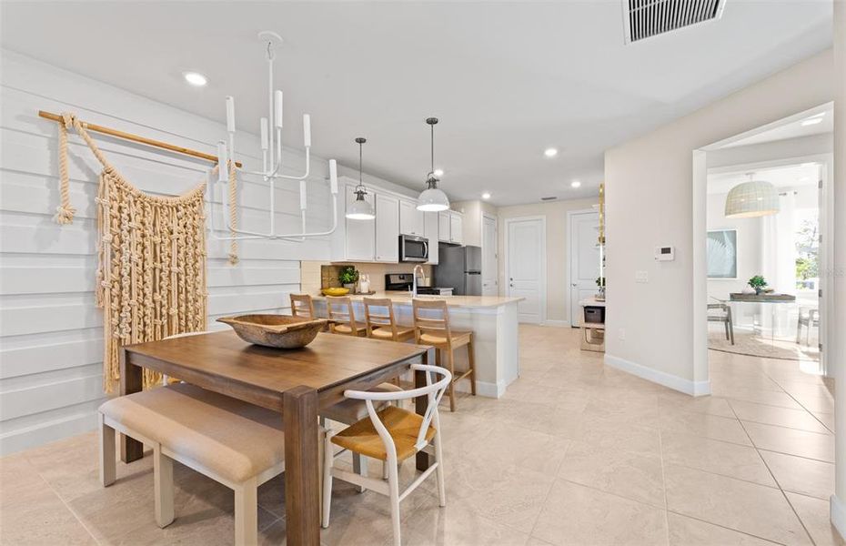 Furnished interior view inside a new home in BeachWalk by Manasota Key, Englewood (Image 9).