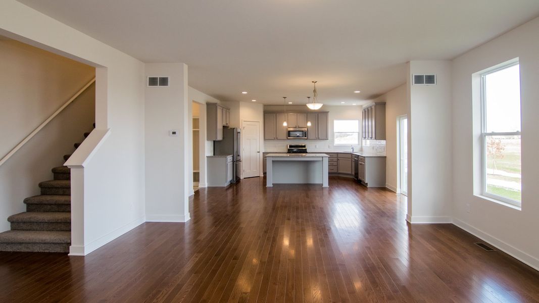 Representative unfurnished interior of a home built from the The Hartland by Norfolk Homes in Coronado Estates, Jackson (Image 66).