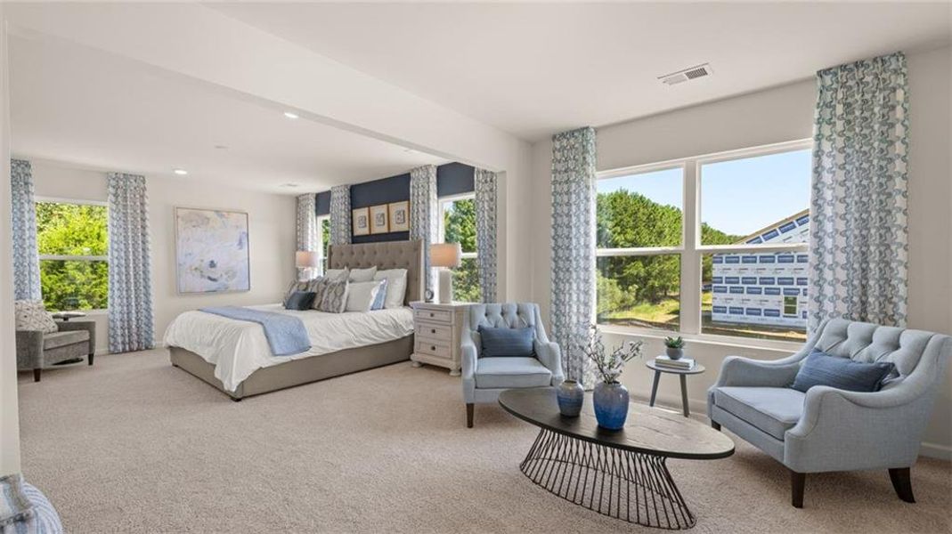 Furnished interior view inside a new home in Bridle Creek, Locust Grove (Image 14).