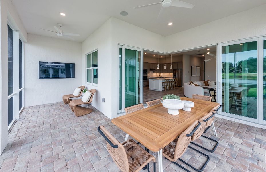 Representative furnished interior of a home built from the Mystique by Pulte Homes in Highpointe, Stuart (Image 11).
