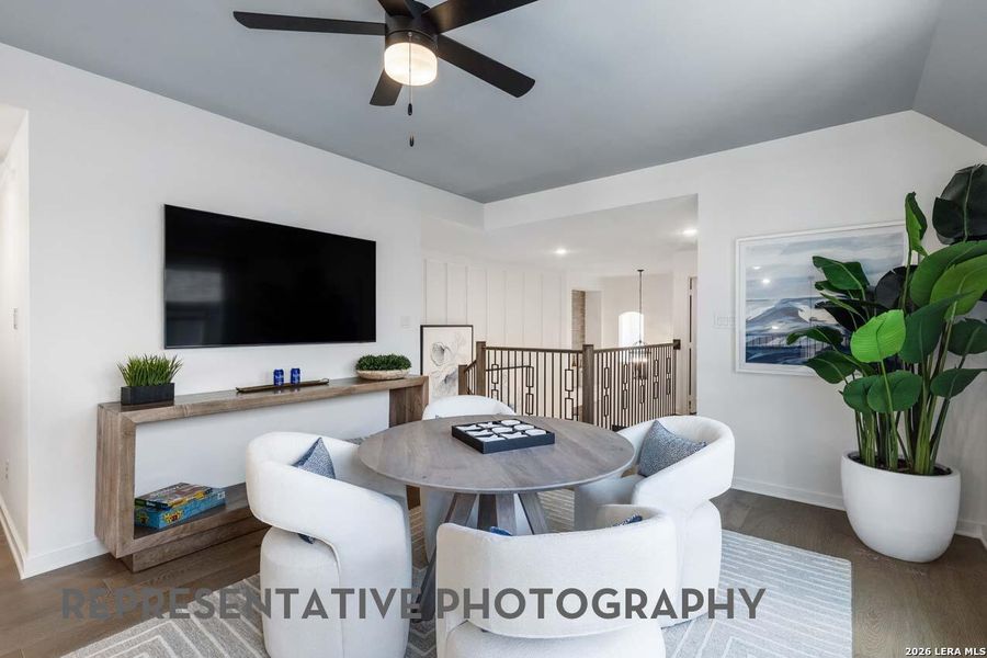 Furnished interior view inside a new home in The Ranches at Creekside, Boerne (Image 5). Furnished interior view inside a new home in The Ranches at Creekside, Boerne (Image 5).