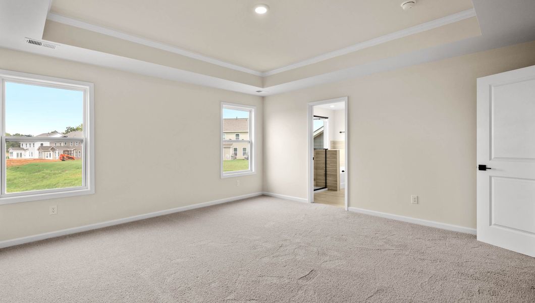 Representative unfurnished interior of a home built from the FLEETWOOD by D.R. Horton in Cottonwood Ridge, Piedmont (Image 34).