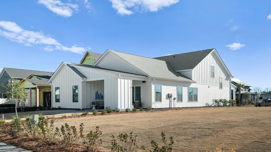 Front exterior of a new home in , Summerville, SC, highlighting curb appeal (Image 21). Front exterior of a new home in , Summerville, SC, highlighting curb appeal (Image 21).