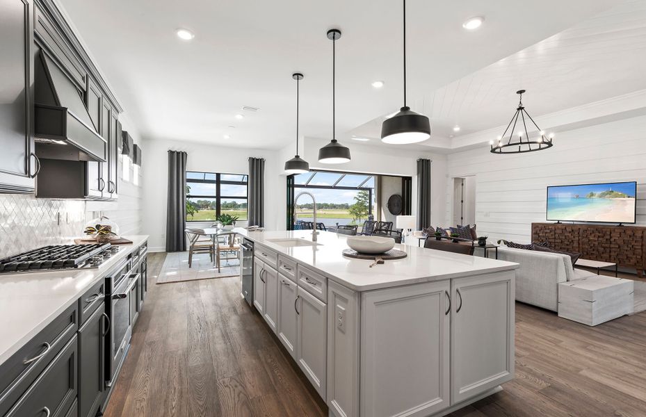 Furnished interior view inside a new home in Talon Preserve on Palmer Ranch, Nokomis (Image 14).
