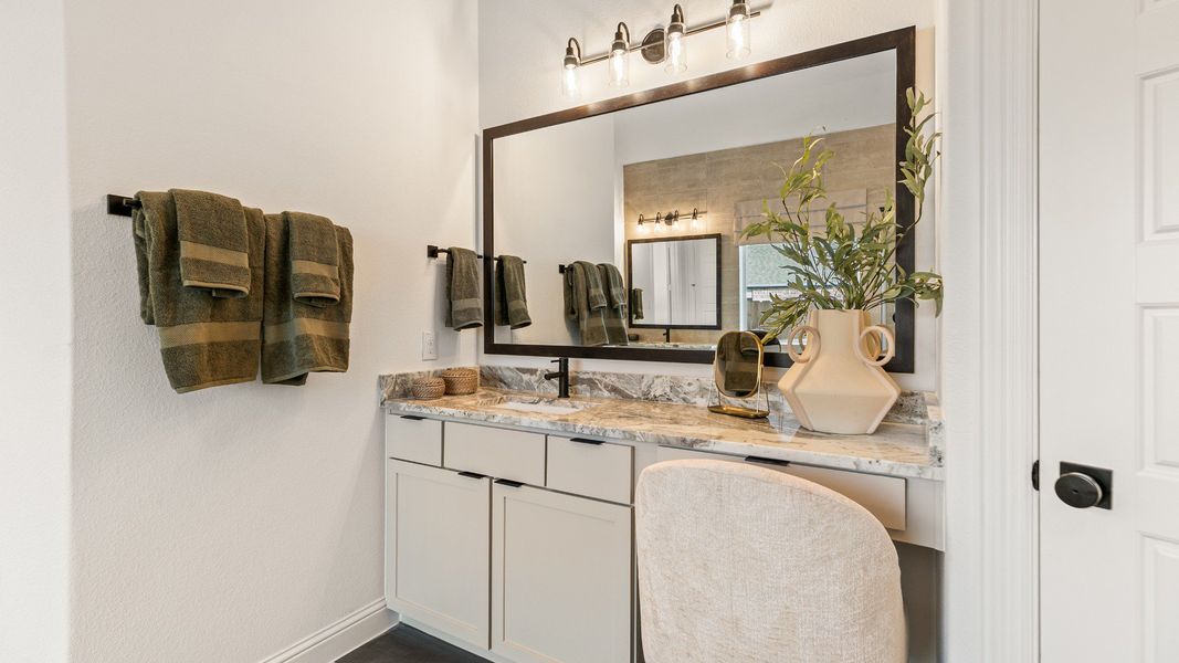 Representative furnished interior of a home built from the Rosewood by DRB Homes in Azalea, Pattison (Image 15).