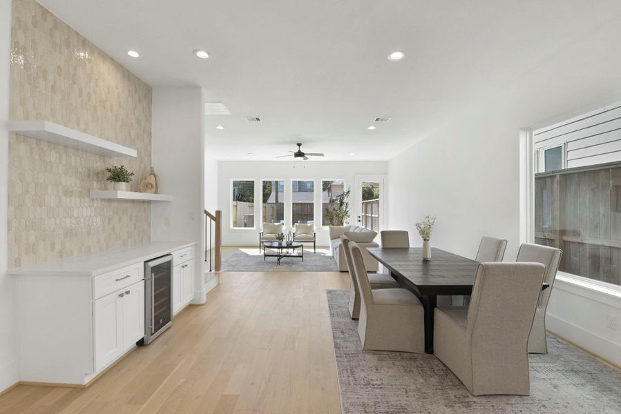 Furnished interior view inside a new home in , Houston (Image 4).
